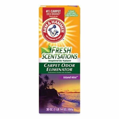 CHURCH & DWIGHT CO. ArmHammer, Fresh Scentsations Carpet Odor Eliminator, Island Mist, 30 Oz Box, 6PK 3320011535